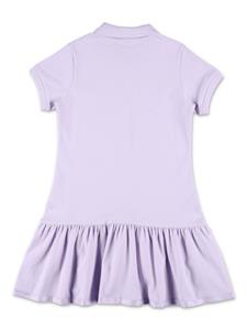 monclerenfant Moncler Enfant Piqué polojurk met logopatch - Paars