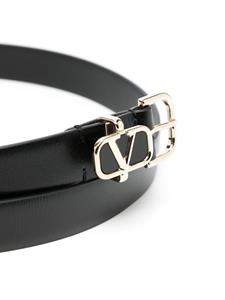 valentinogaravani Valentino Garavani VLogo leren riem - Zwart