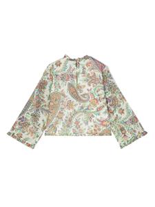 etrokids ETRO KIDS Shirt met paisley-print - Groen