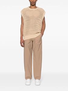 A.P.C. Plooibroek met toelopende pijpen - Beige