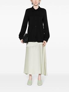 TOTEME Jersey button-up blouse - Zwart