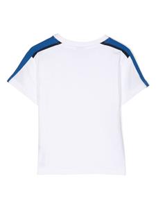 bosskidswear BOSS Kidswear Katoenen T-shirt met logoprint - Wit