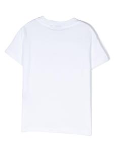 aspesikids Aspesi Kids T-shirt met logoprint - Wit