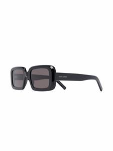 saintlaurenteyewear Saint Laurent Eyewear Zonnebril met rechthoekig montuur - Zwart