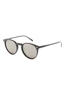 oliverpeoples Oliver Peoples N.02 Sun zonnebril met rond montuur - Bruin