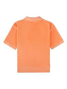 Sporty & Rich Italic Logo cotton polo - Oranje