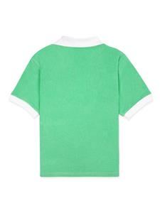 sporty&rich Sporty & Rich Katoenen Poloshirt - Groen