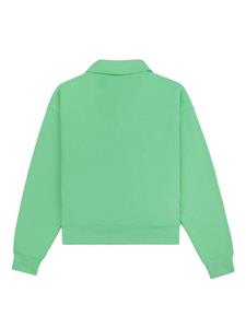 sporty&rich Sporty & Rich Katoenen Poloshirt - Groen