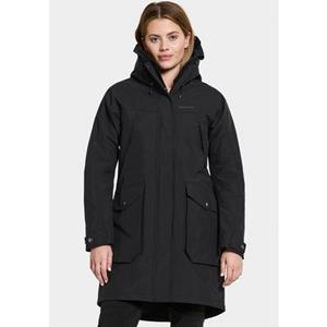 Didriksons - Women's Thelma Parka 10 - Lange jas, zwart