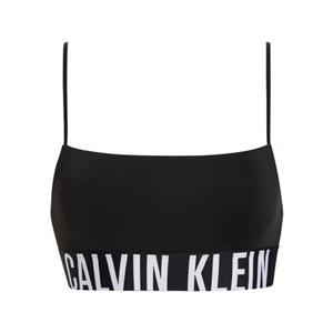 Calvin Klein Bralette dames - Intense Power - Zwart - Dames topje microvezel - Spaghetti bandjes