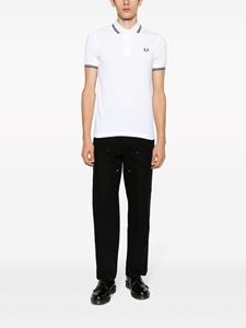 Fred Perry Poloshirt met geborduurd logo - Wit