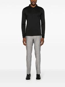 calvinklein Calvin Klein Katoenen poloshirt met logopatch - Zwart
