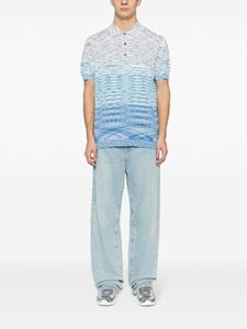 Missoni Katoenen poloshirt - Blauw