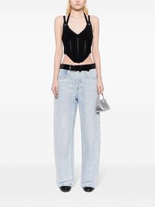 alexanderwang Alexander Wang Broek met wijde pijpen - Blauw