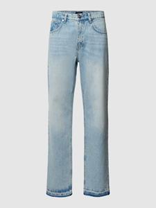 EIGHTYFIVE Regular fit jeans met gerafelde boorden, model 'Open Hem'