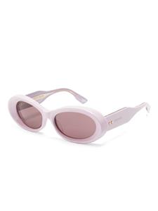guccieyewear Gucci Eyewear Zonnebril met ovalen montuur - Roze