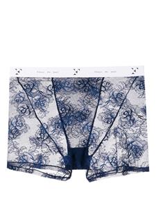 fleurdumal Fleur Du Mal Boxershorts met kant - Blauw
