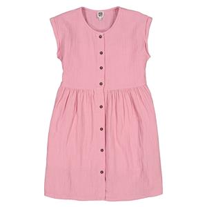 LA REDOUTE COLLECTIONS Jurk zonder mouwen met knoopsluiting, in tetra