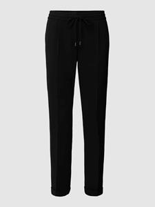 Hugo Boss Tariyana9 Regular-Fit Broek met Koord in Zwart voor dames