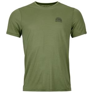 Ortovox  120 Cool Tec Mountain Stripe T-Shirt - Merinoshirt, wild herbs