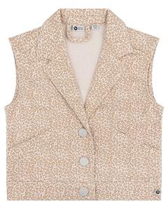 Daily7-collectie Gilet Animal (sandshell)