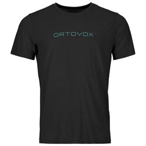 Ortovox - 150 Cool Brand T-Shirt - Merinoshirt, zwart