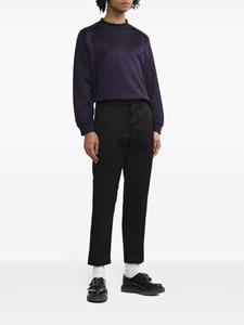 Needles Sweater met geborduurd logo - Paars