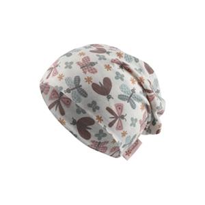 Sterntaler Slouch beanie vlinders ecru