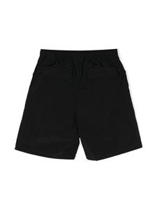 Marcelo Burlon County Of Milan Kids logo-embroidered shorts - Zwart