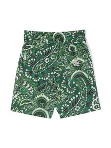 etrokids ETRO KIDS Shorts met bloemenprint - Groen