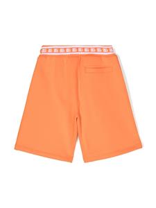 Dolce & Gabbana Kids Katoenen shorts met geborduurd logo - Oranje