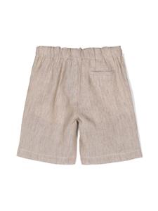 Il Gufo Linnen shorts - Beige