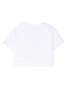 chiaraferragnikids Chiara Ferragni Kids Cropped T-shirt - Wit