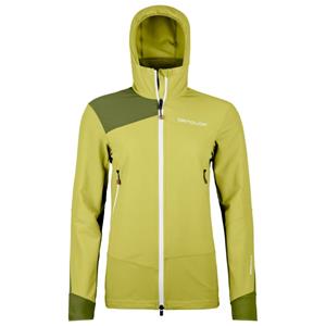 Ortovox  Women's Pala Hooded Jacket - Softshelljack, geel