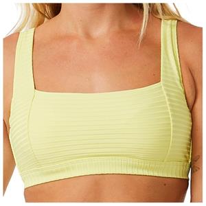 Rip Curl - Women's Premium Surf Crop - Bikinitop, geel