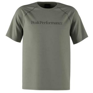 Peak Performance  Active Tee - Sportshirt, grijs/olijfgroen