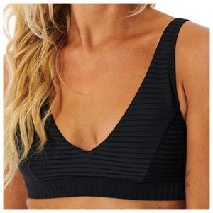 Rip Curl - Women's Premium Surf Deep V - Bikinitop, zwart