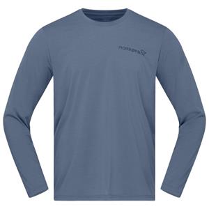 Norrøna - Femund Tech Long Sleeve - Sportshirt, blauw
