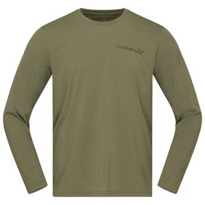 Norrøna - Femund Tech Long Sleeve - Sportshirt, olijfgroen