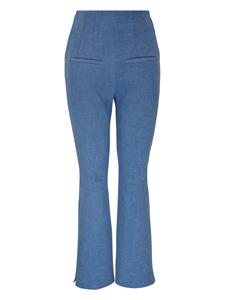 Veronica Beard Kean high waist cropped jeans - Blauw