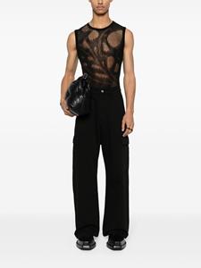 rickowensdrkshdw Rick Owens DRKSHDW Straight cargo broek - Zwart