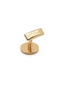 s.t.dupont S.T. Dupont Manchetknopen met gegraveerd logo - Goud