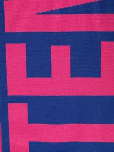 VETEMENTS Intarsia sjaal - Blauw