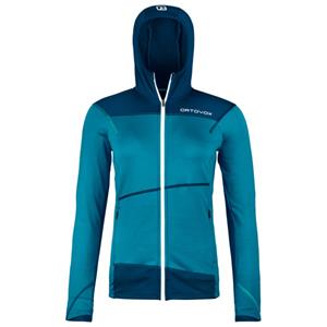 Ortovox  Women's Fleece Light Hoody - Fleecevest, blauw/turkoois