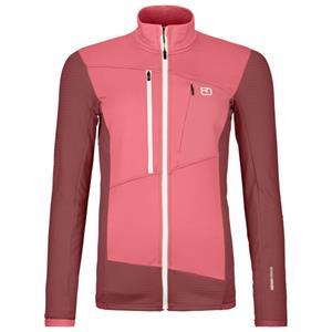 Ortovox - Women's Fleece Grid Jacket - Fleecevest, rood