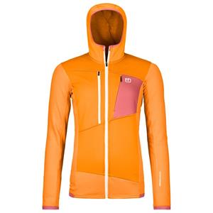Ortovox Dames Fleece Grid Hoodie Vest