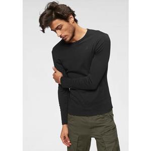 G-Star RAW Langarmshirt, Basic-Artikel aus blickdichter, hochwertiger Baumwollqualität