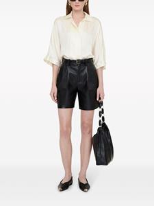 aninebing ANINE BING Julie satijnen blouse - Beige