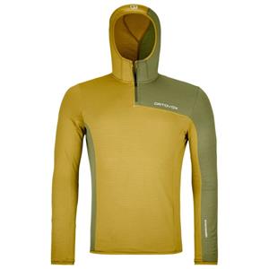 Ortovox - Fleece Light Grid ZN Hoody - Fleecetrui, geel