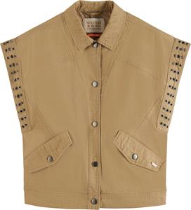 Scotch & Soda 177267 festival jacket with eyelets